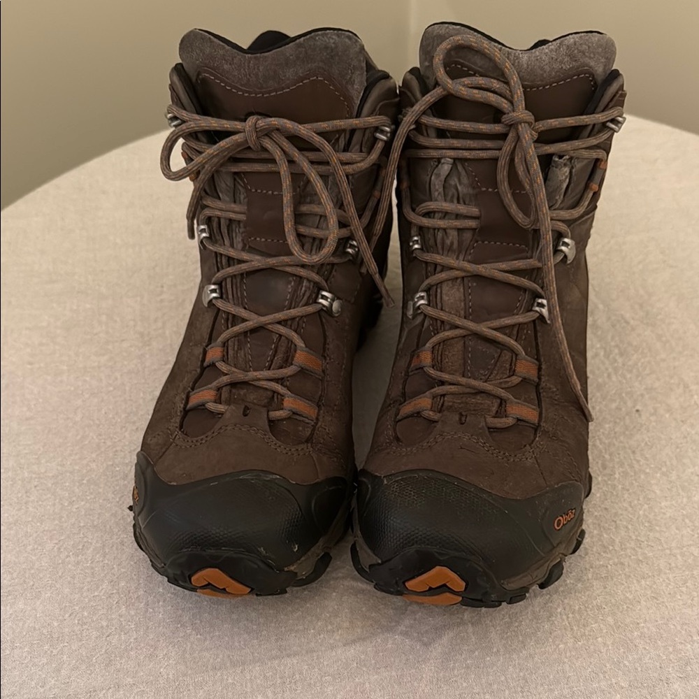 Oboz Men's Bridger mid BDry Brown Hiking Boots 12